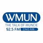 WMUN 92.5 FM and 1340 AM - WMUN logo