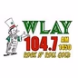 WLAY 104.7 AM 1450 - W284DS logo