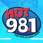 Hot 98.1 - WDUL logo