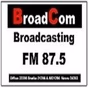 Radio Broadcom FM87.5 logo