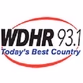 93.1 WDHR - WDHR logo