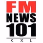 FM News 101 - KXL-FM logo