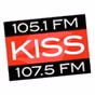 KISS 105.1 & 107.5 - WRWR logo