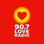 90.7 Love Radio Manila - DZMB logo
