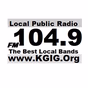 104.9 The Gig - KGIG-LP logo