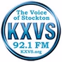 KXVS 92.1 FM The Voice of Stockton logo