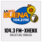 La Más Buena 104.3 - XHENX logo