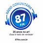 Rádio Comunitária 87 FM logo