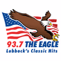 93.7 The Eagle - KLBB-FM logo