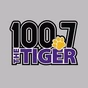 100.7 The Tiger - WTGE logo