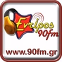 Evripos 90 FM logo