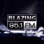 Blazing 95.1 logo