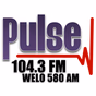 Pulse 104.3 FM 580 AM - WELO logo
