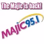 Majic 95.1 - WAJI logo