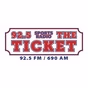 92.5 The Ticket - KRCO logo