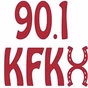 90.1 The X - KFKX logo