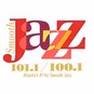 Smooth Jazz 101.1 & 100.1 - WJZA logo