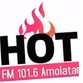 Hot FM 101.6 Amolatar logo