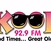 Kool 92.9 - WSKL logo