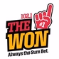 102.1 The Won - KOSP logo
