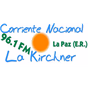 FM 96.1 Corriente Nacional La Kirchner logo
