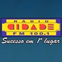 Rádio Cidade FM 100,1 logo