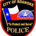 Roanoke, RX Police, Fire logo