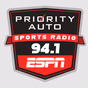 Priority Auto Sports Radio 94.1 ESPN - WVSP-FM logo