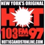NY's Original HOT 103 & 97 logo