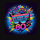Awesome 80s logo