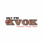 98.7 FM KVOK - KVOK logo