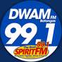 99.1 Spirit FM - DWAM logo