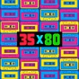 Radio 35x80 - Back to the 80s logo