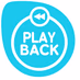 FM Play Back logo