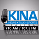 Logo de KINA Radio 910 AM & 107.5FM - KINA
