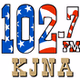 KJNA 102.7 - KJNA-FM logo