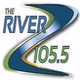 105.5 FM The River - KRVR logo