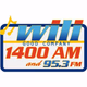 Logo de 1400 AM and 95.3 FM WILI - WILI