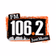 106.2 FM Just Music logo