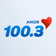 Amor 100.3 - KBRG logo