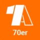 Radio 1A - 1A 70er logo