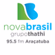 Logo de NovaBrasil FM Araçatuba