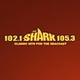 102.1 & 105.3 The Shark - WSHK logo
