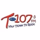 T-107 Your ticket to Rock - WCTT-FM logo