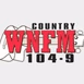 Country 104.9 - WNFM logo