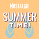 Nostalgie Belgique - Summertime logo