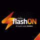 Logo de Rádio Flash ON