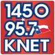 1450/95.7 KNET - KNET logo
