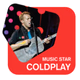 Logo de Radio 105 - Music Star Coldplay