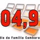 Logo de Rádio 104 FM Cambará